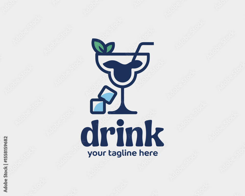 Cocktail Drink Logo Cocktail Drink Logo