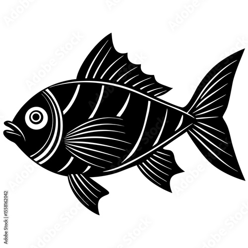 fish on a white background