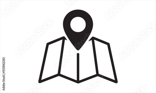 Map Pin Location Icon - Navigation & Travel Symbol