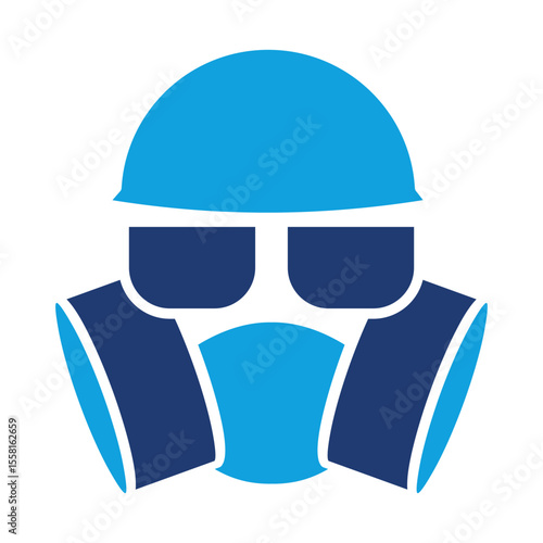 Noise Control Flat Blue Icon