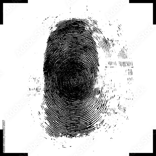 Mobile application for fingerprint recognition. Vector illustration Eps10 file.