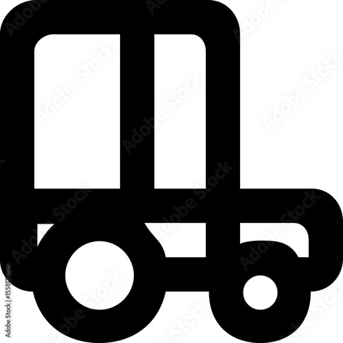 Car Vehicle Vector Icon - Transportation Automobile Symbol