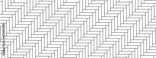 Tile herringbone structure with floor alignment. Seamless pattern with clean texture design. Suitable for surfaces, maps, or UI. Vector illustration.