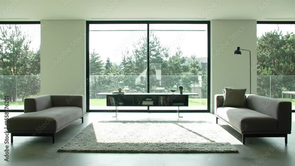 Contemporary Home Interior With Minimalist Design And Serene Ambience Contemporary Home Interior With Minimalist Design And Serene Ambience