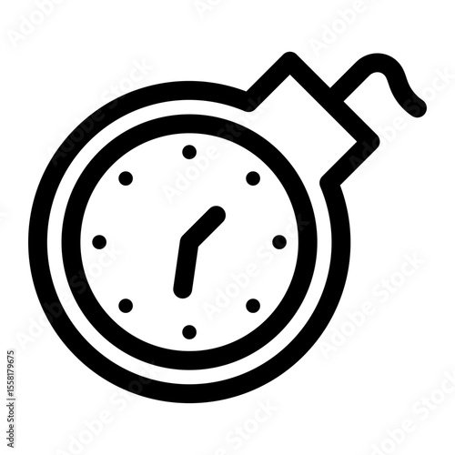 Time Bomb Clock Icon