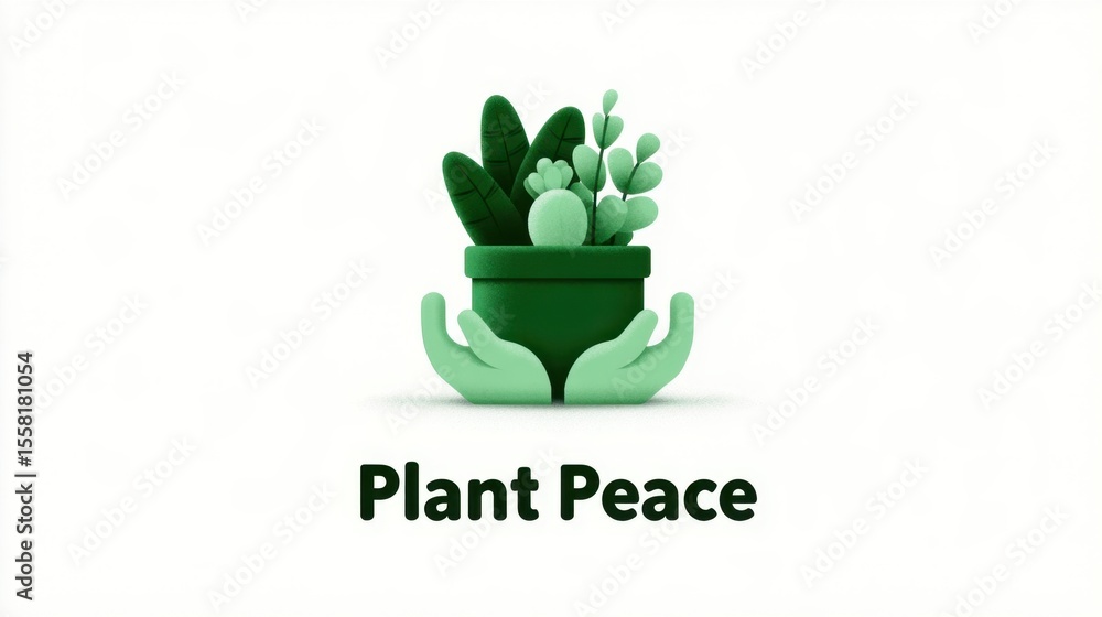 Relaxed open hands holding a green pot filled with various plants and leaves symbolizing peace and tranquility. Vegan Day Relaxed open hands holding a green pot filled with various plants and leaves symbolizing peace and tranquility. Vegan Day