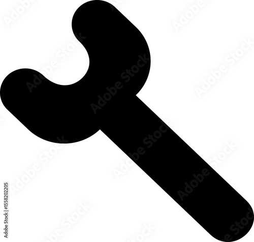 Wrench Tool Repair Maintenance Vector Icon