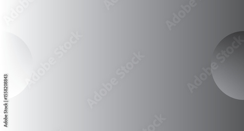 Abstract grayscale background with two partially visible softly shaded circles creating a subtle minimalist design.