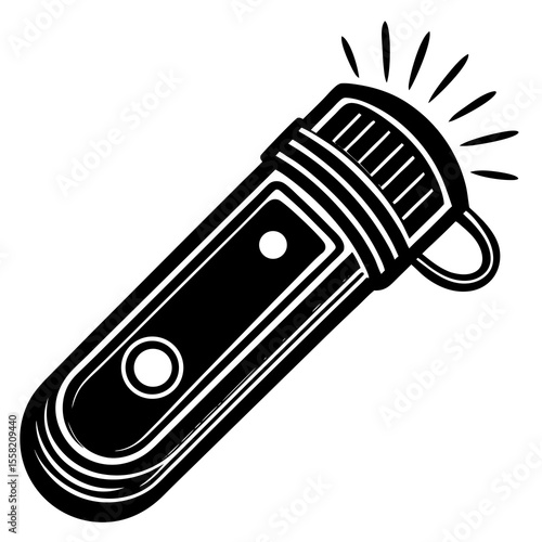 vector illustration of a comb