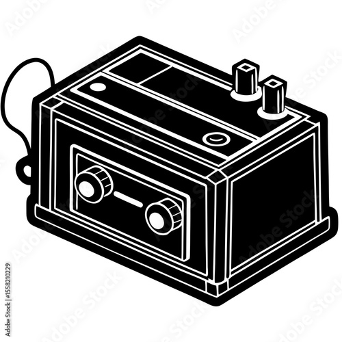 vector illustration of camera