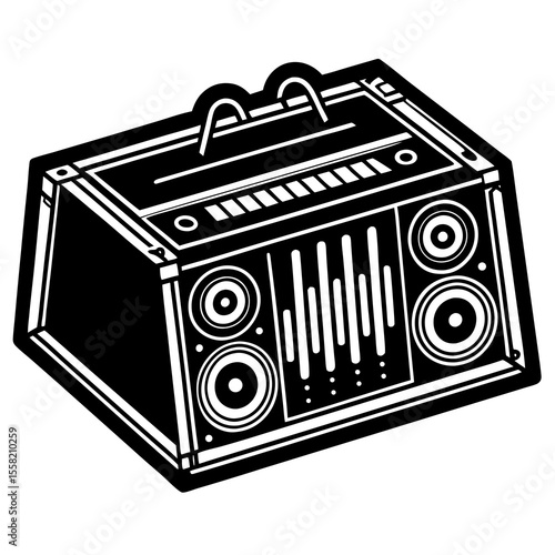 vector illustration of a film camera
