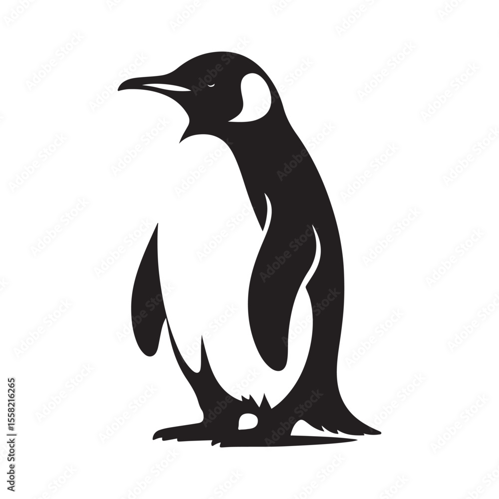 penguin silhouette vector penguin silhouette vector
