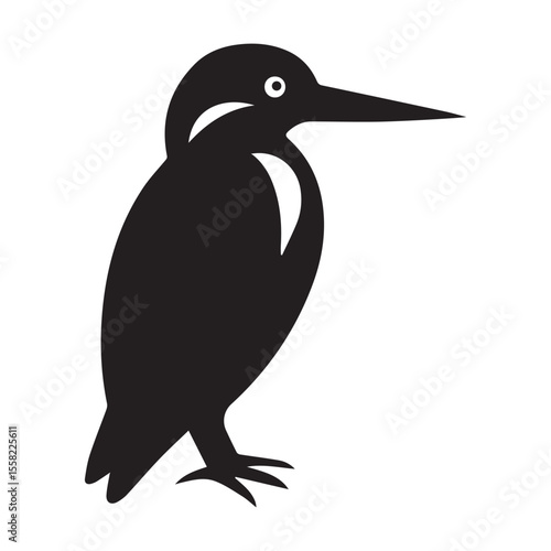 vector illustration of a cartoon bird