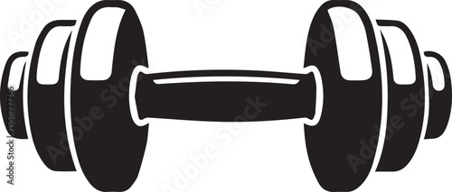 dumbbell isolated on white background