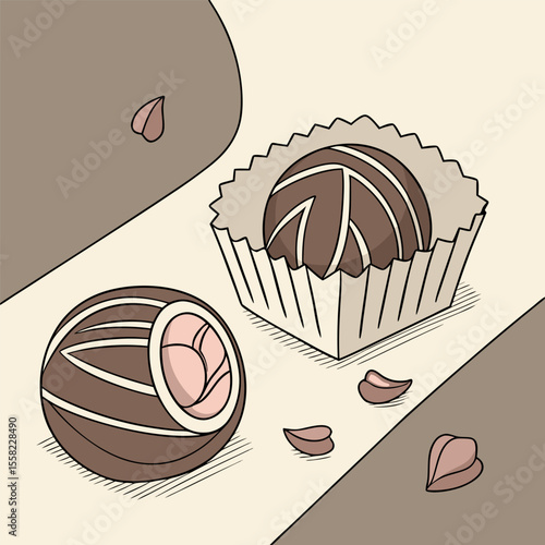 Hand Drawn Chocolate Bar Vector – Sweet Cocoa Snack Illustrations