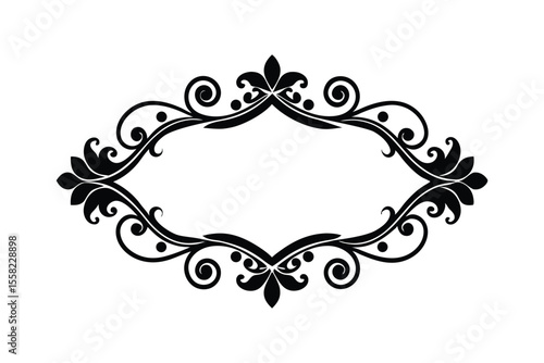 vintage  floral boarder design ornament, mandala, flower, christmas ornament on an isolated background vector illustration.