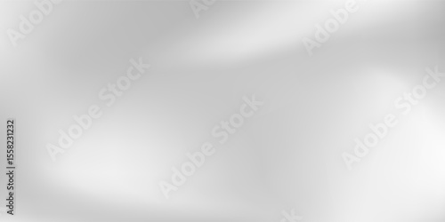Modern foil background with metal mirror texture. Chrome gradient surface with light gloss abstract simple art modern