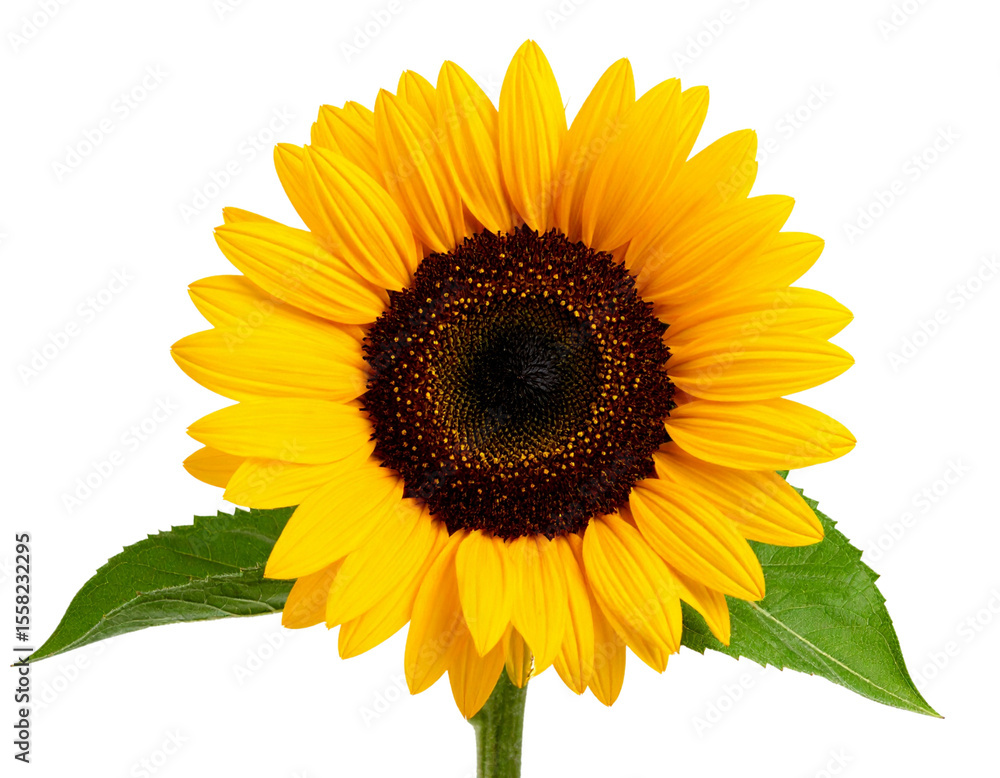 Obraz premium Firefly_Isolated Sunflower
