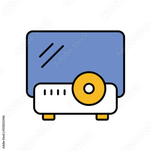 Projector Icon vector stock illustration