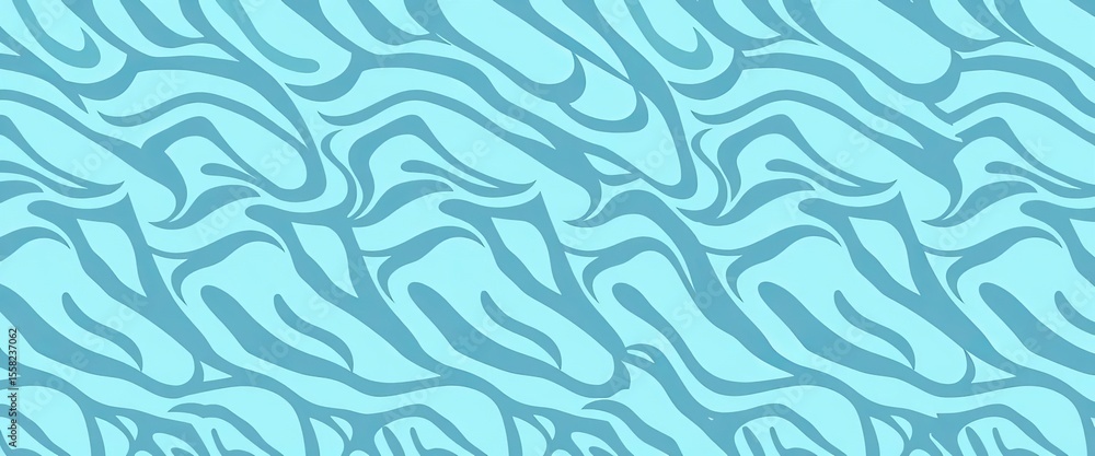 Seamless light blue wavy zebra pattern, distorted vector wallpaper, trendy, texture Seamless light blue wavy zebra pattern, distorted vector wallpaper, trendy, texture