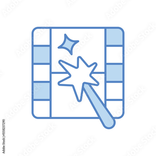 Visual Effects Icon vector stock illustration