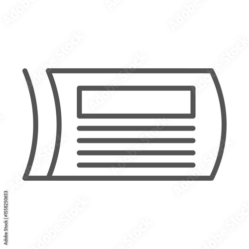 Newspaper  icon design