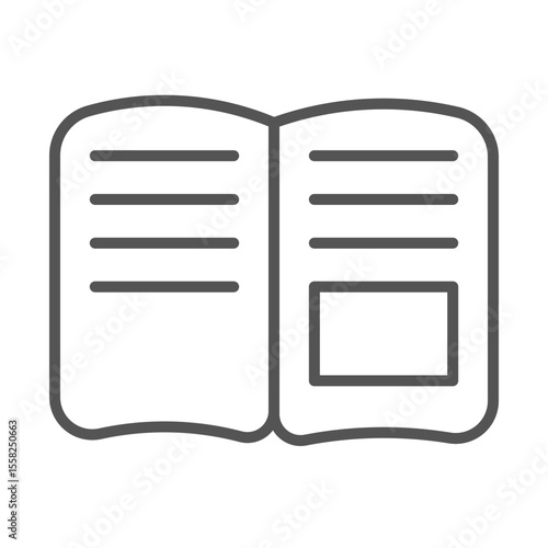 Magazine  icon design