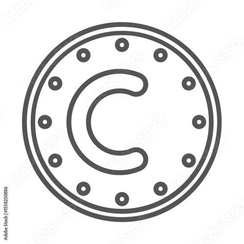 Copyright Symbol  icon design