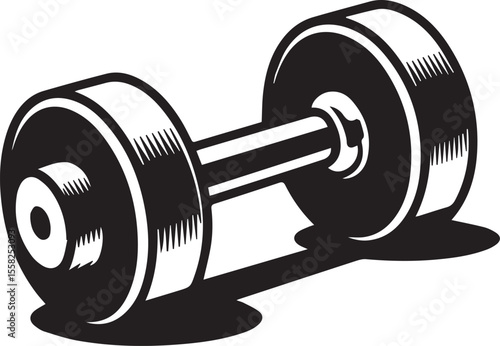  Vector dumbbell Icon