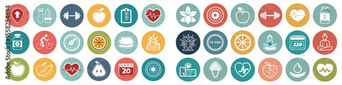 health icons set