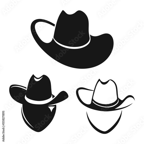 Cowboy Hat Sketches with Classic Gambler and Western Looks