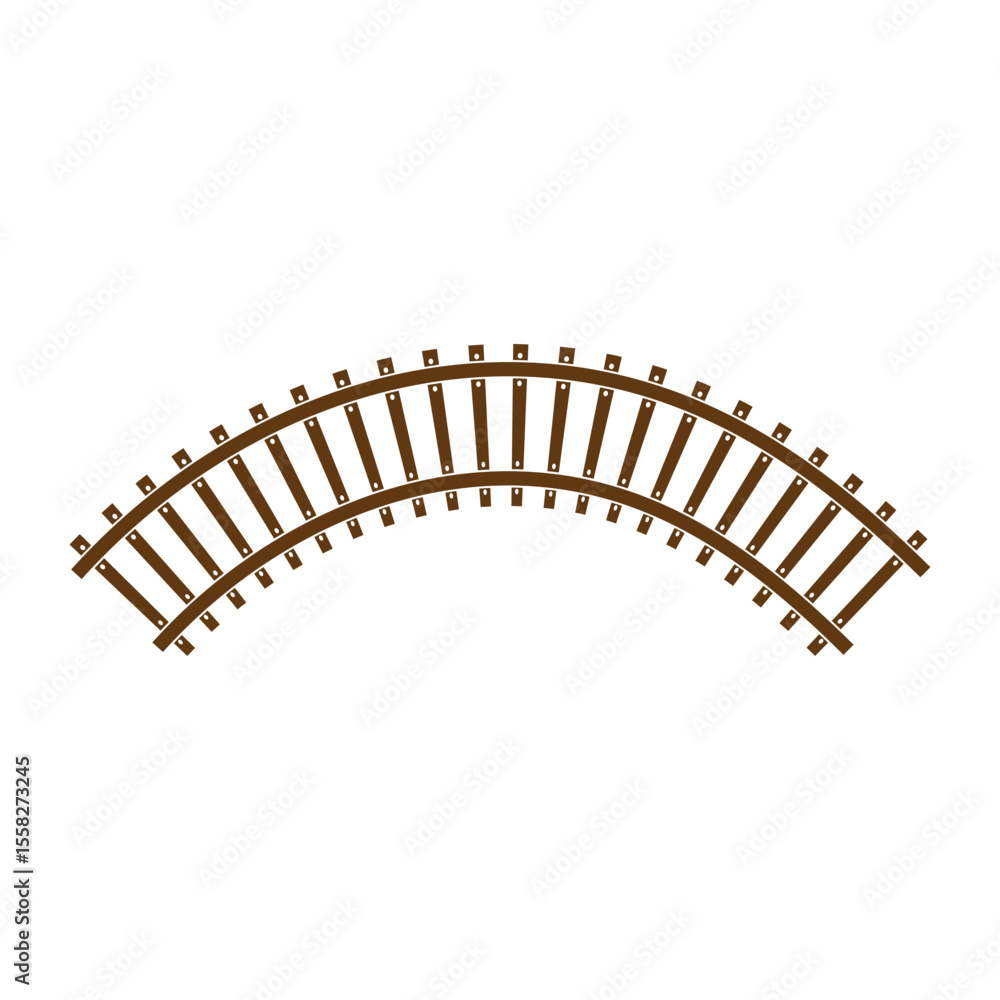 railroad tracks logo vector icon symbol illustration design template railroad tracks logo vector icon symbol illustration design template