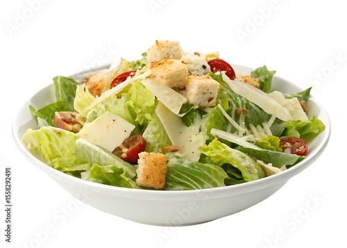 Tapety artystyczne caesar salad with croutons