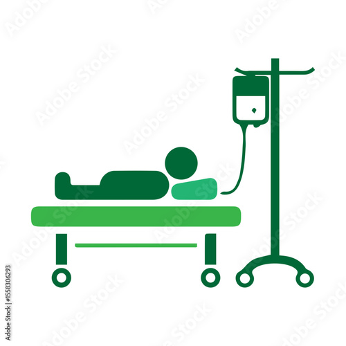 patient bed icon