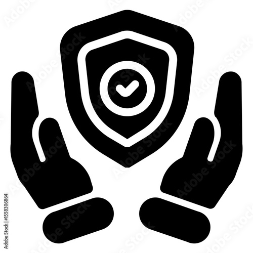 Trust Icon in Solid Style