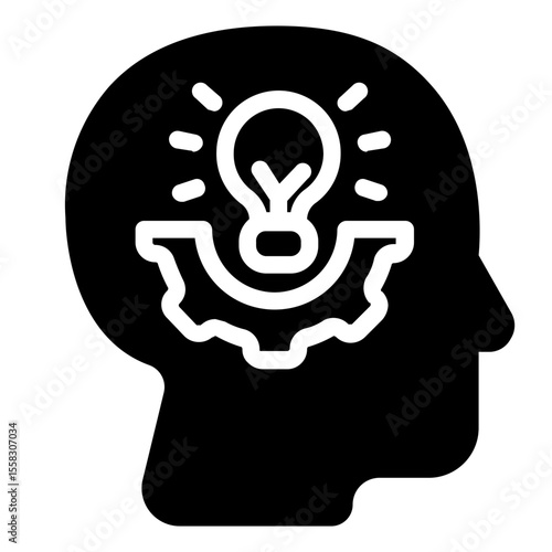 Potential Icon in Solid Style
