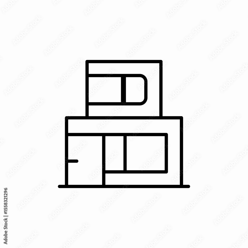 modern house icon vector modern house icon vector