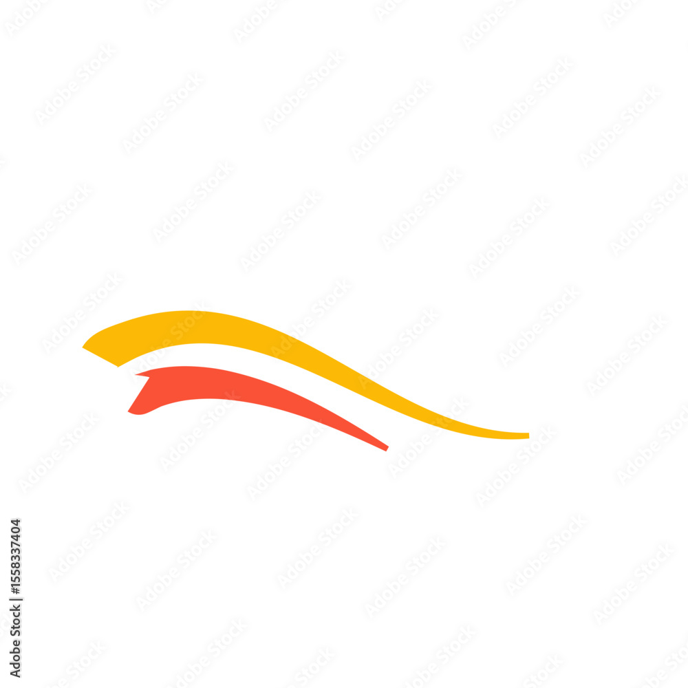 Obraz premium Colorful Swoosh