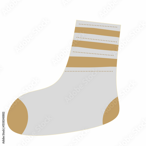 Vector illustration of socks, colorful cute socks, children's socks clipart