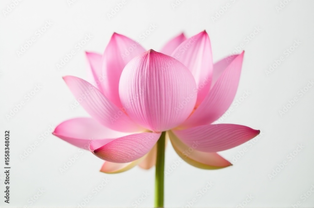 Obraz premium A close-up view of a beautiful pink flower in a decorative vase