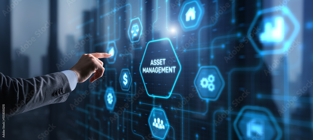 Asset management Business technology internet concept. Real Estate Asset management Business technology internet concept. Real Estate