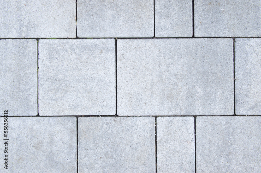 Obraz premium Gray Concrete Paver Pattern 