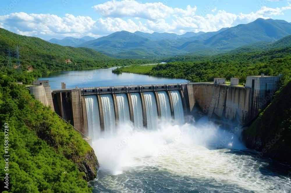 dam on the river dam on the river