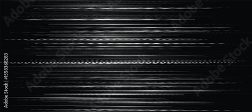 Abstract lines and dots background. Glitch noise effect. Vector illustration