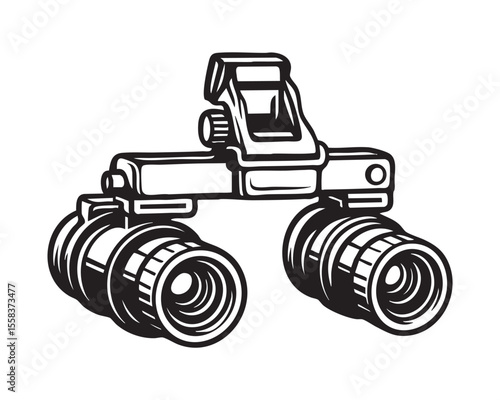 Night Vision Goggles Vector
