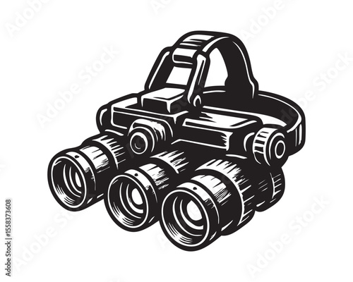 Night Vision Goggles Vector