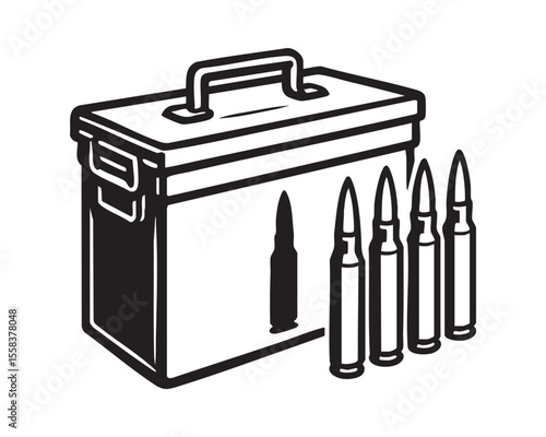 Ammo Box and Bullets