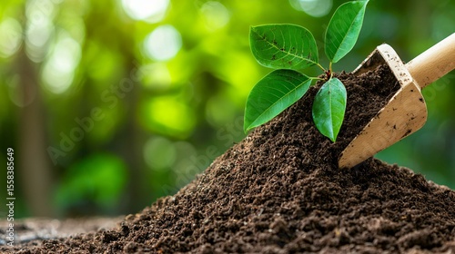 Community garden compost systems supported by local municipalities for clean energy agriculture