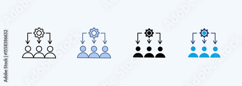 Workload Management Outline Icon