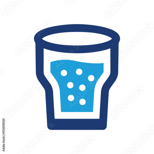 Sparkling water icon